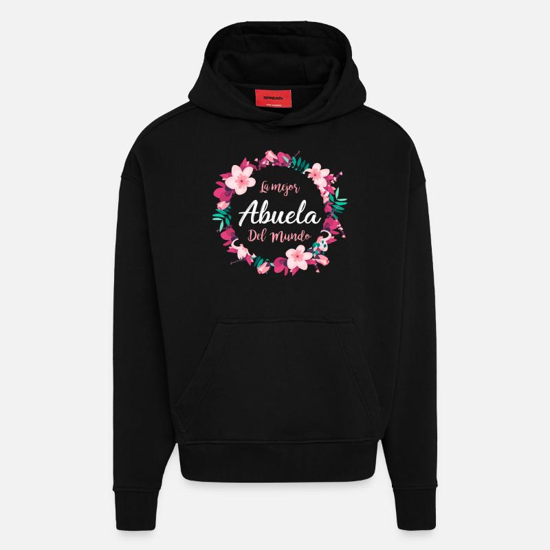 Die beste Großmutter der Welt - Hoodie- made by SPREAD  - SOLID BLACK
