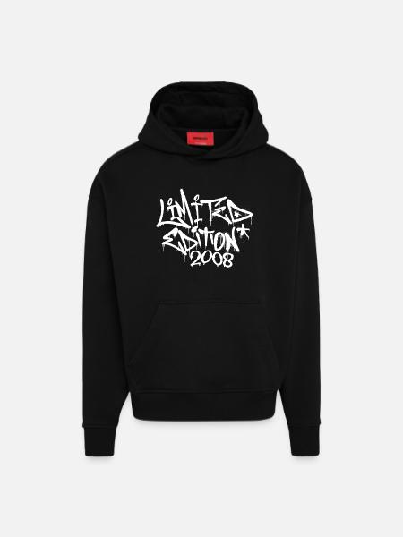 Limitierte Graffiti Edition 2008 Limited Edition - Hoodie- made by SPREAD  - SOLID BLACK