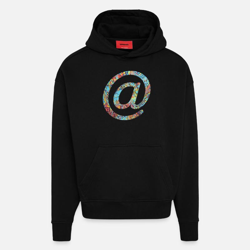 @ et e 31 - Sweat à capuche bio épais oversize fabriqué en UE - SOLID BLACK