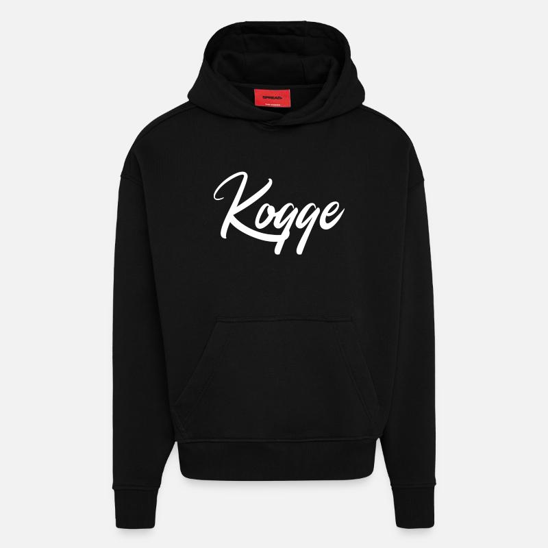 Kogge - Hoodie- made by SPREAD  - SOLID BLACK