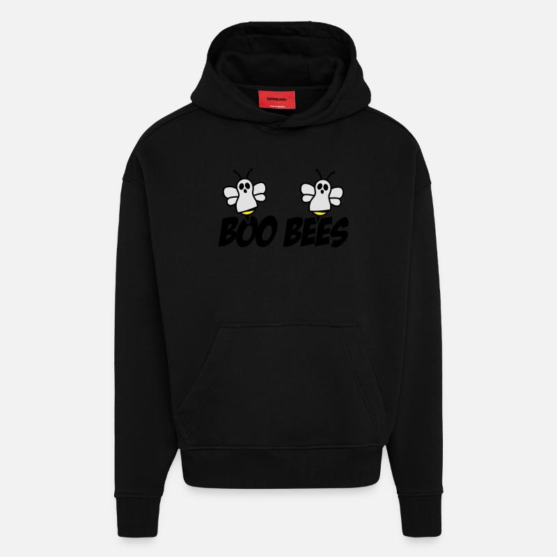 Boo Bienen v2 - Hoodie- made by SPREAD  - SOLID BLACK