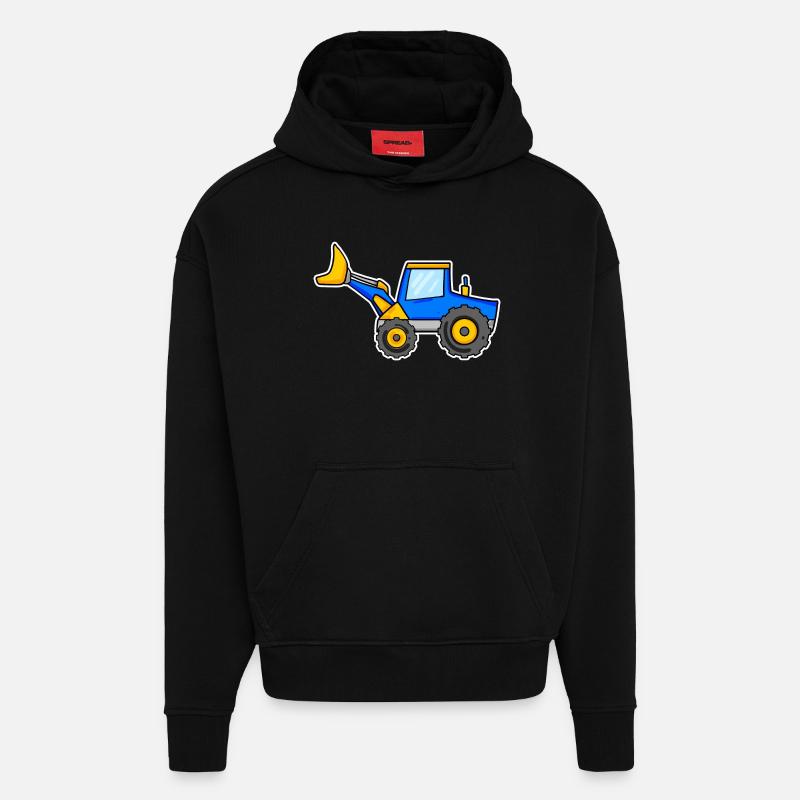 Bagger - Hoodie- made by SPREAD - SOLID BLACK