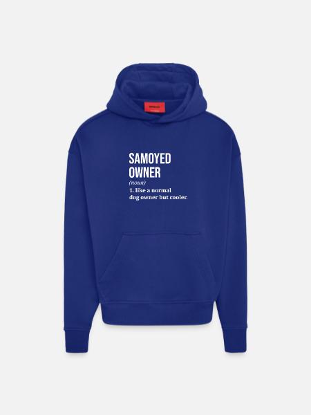 Samoyed Samoyed Samoyed - Hoodie- made by SPREAD  - SOLID BLACK