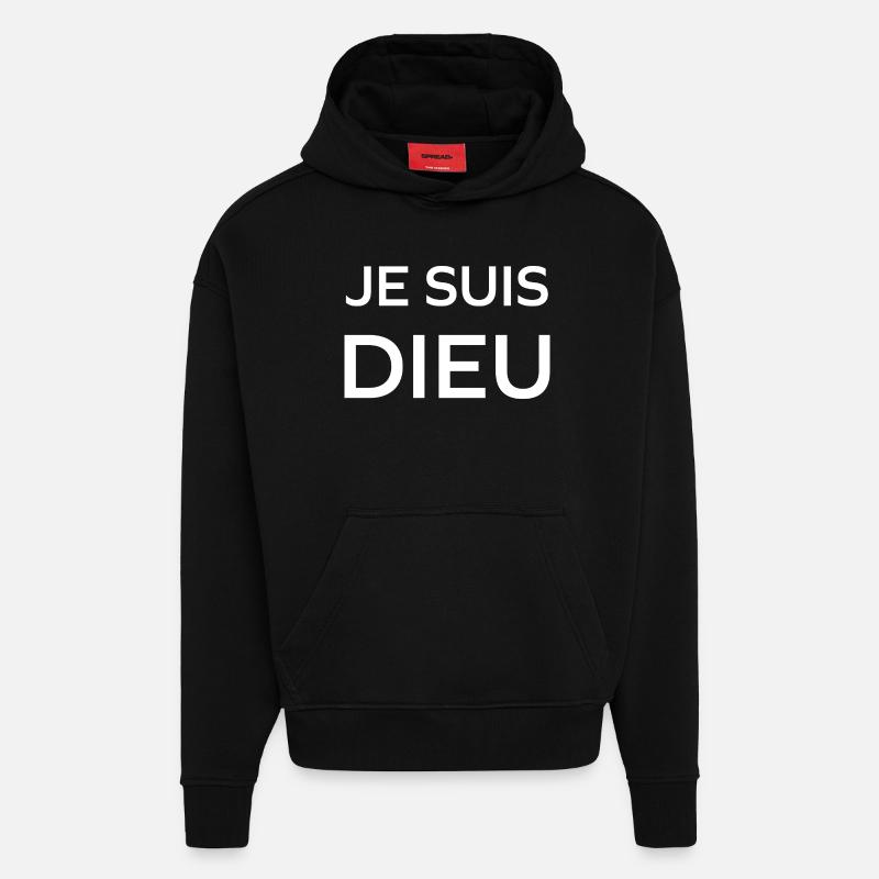 Ich bin Gott - Hoodie- made by SPREAD  - SOLID BLACK