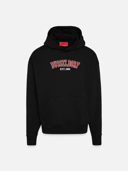 Dusseldorf Est. 1986 - Hoodie- made by SPREAD - SOLID BLACK