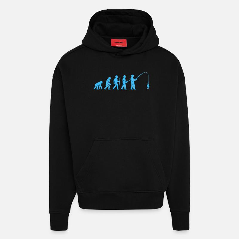 Evolution des Angelfangs - Hoodie- made by SPREAD - SOLID BLACK