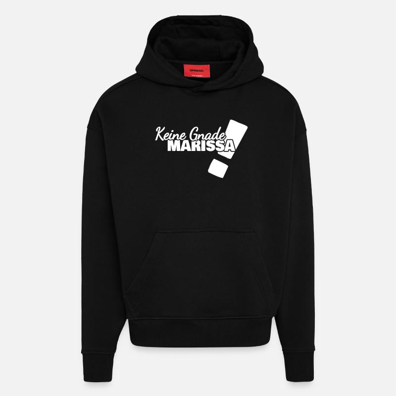 Marissa als Spruch - Hoodie- made by SPREAD  - SOLID BLACK