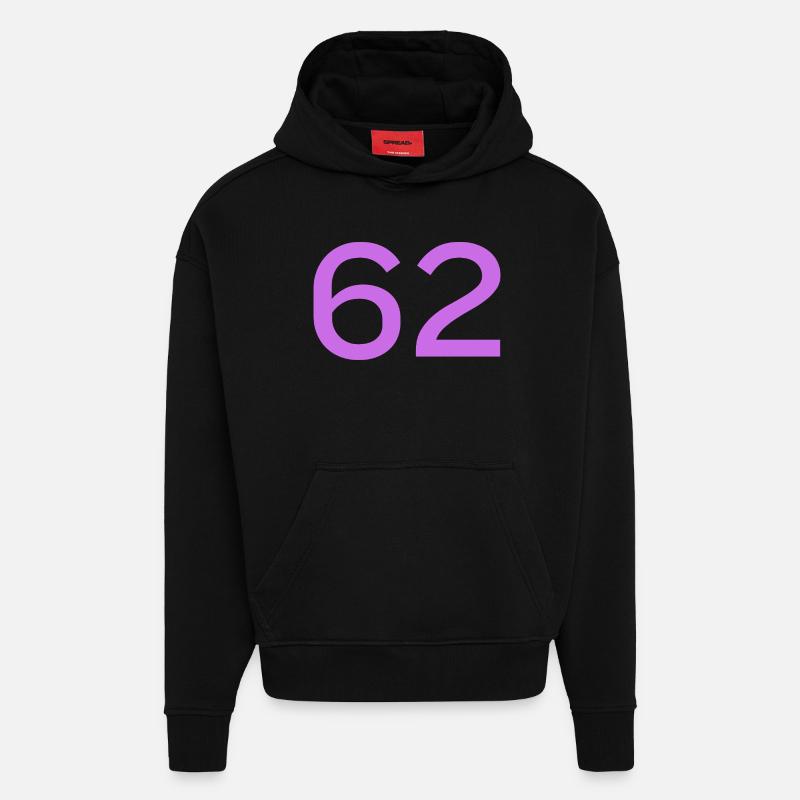 62 - Hoodie- made by SPREAD  - SOLID BLACK