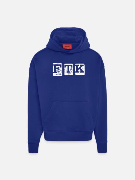 FTK - Hoodie- made by SPREAD - SOLID BLACK