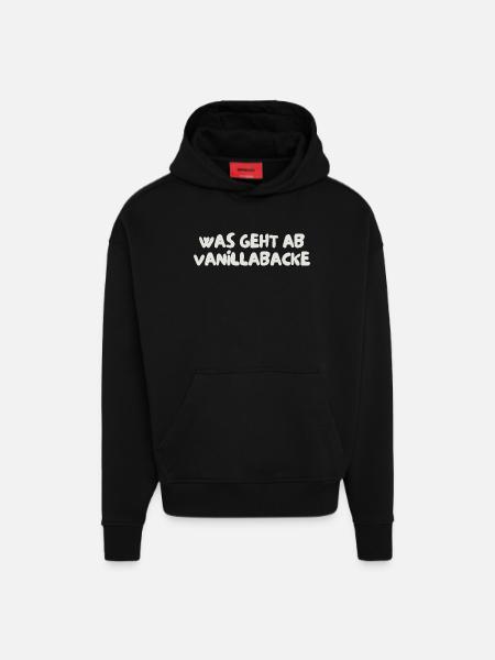 was geht ab vanillabacke - Hoodie- made by SPREAD - SOLID BLACK