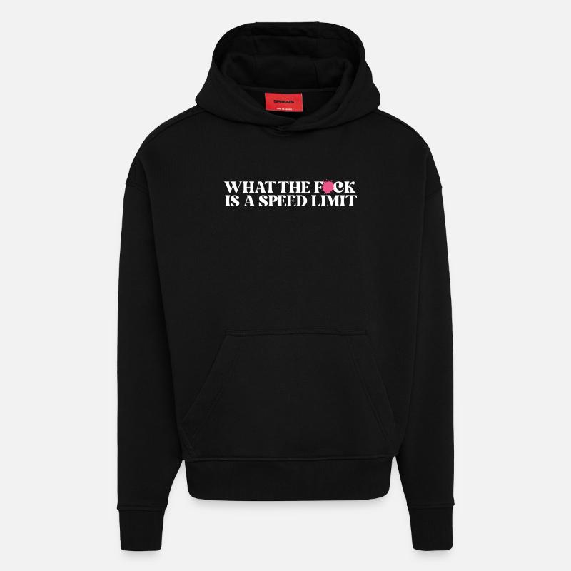 Auto - Hoodie- made by SPREAD  - SOLID BLACK