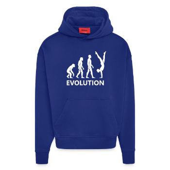 Evolution Calisthenics Fitness Gym Training - Hoodie- made by SPREAD  - Iconic Blue - Vorne