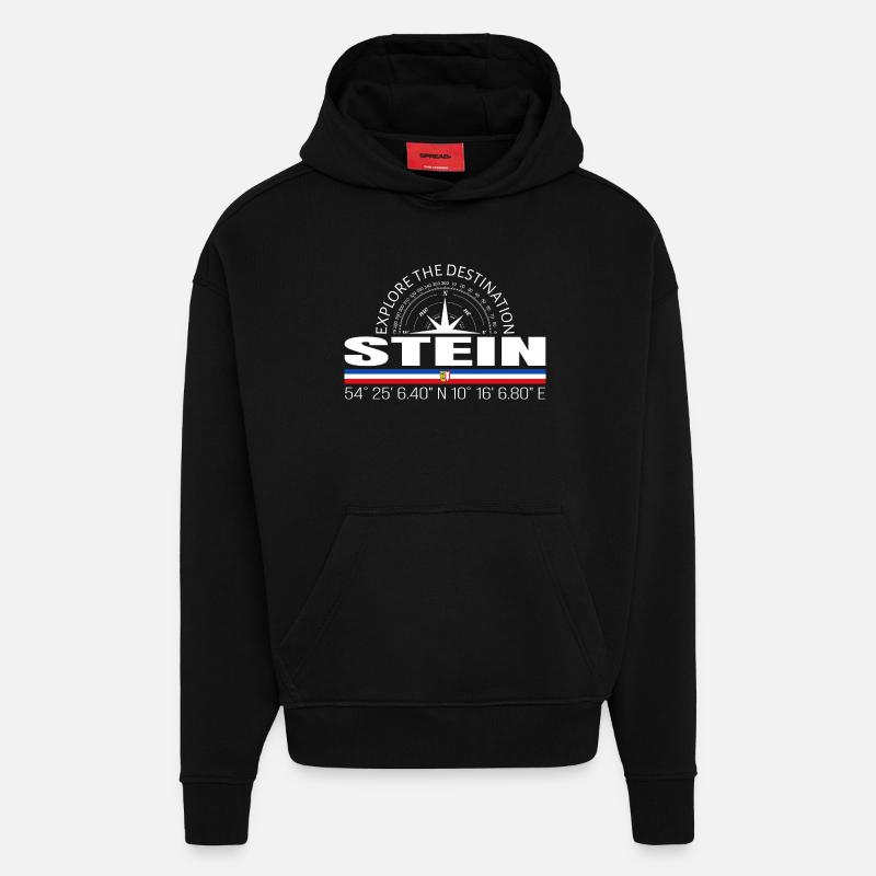 Pierre - Sweat à capuche bio épais oversize fabriqué en UE - SOLID BLACK
