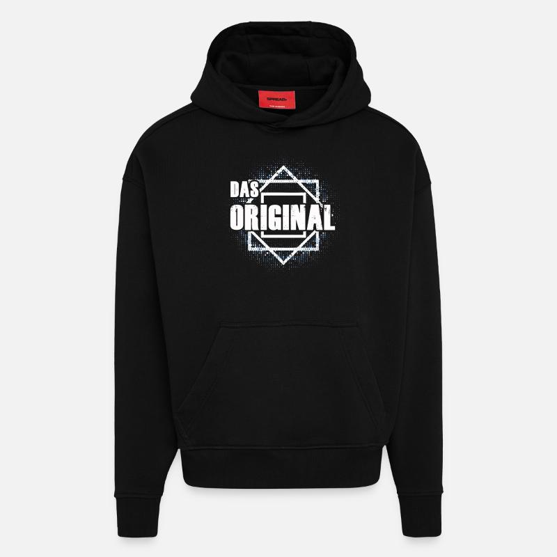 Das Original Partnershirt - Hoodie- made by SPREAD  - SOLID BLACK