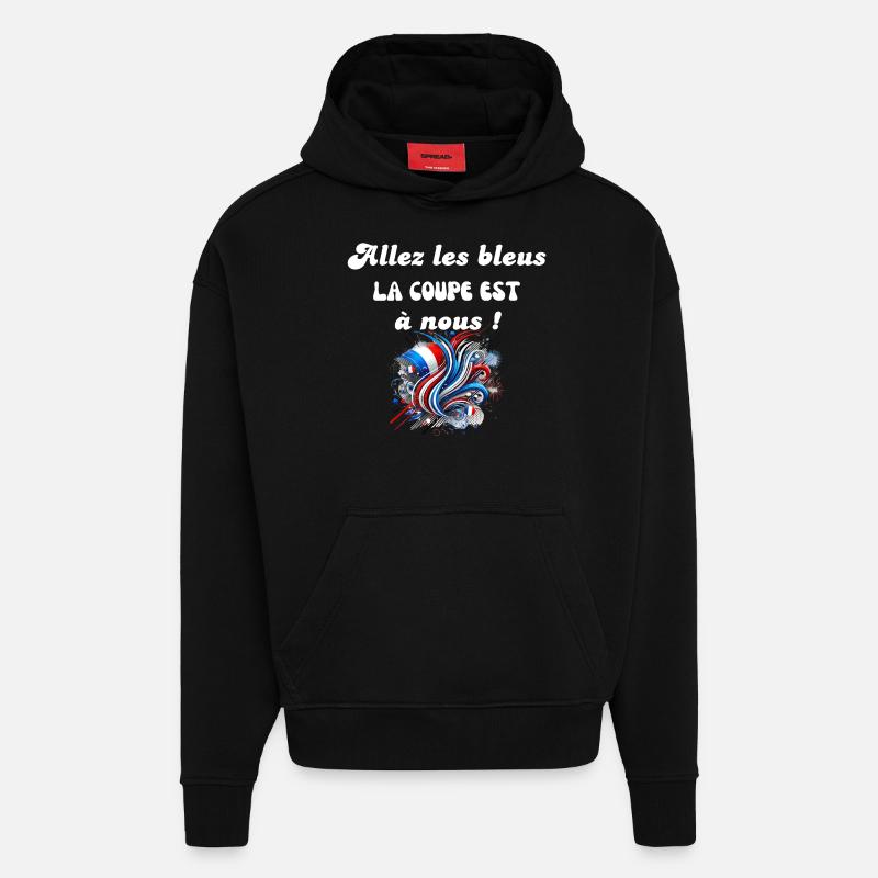 The cup is ours! - Hoodie- made by SPREAD - SOLID BLACK