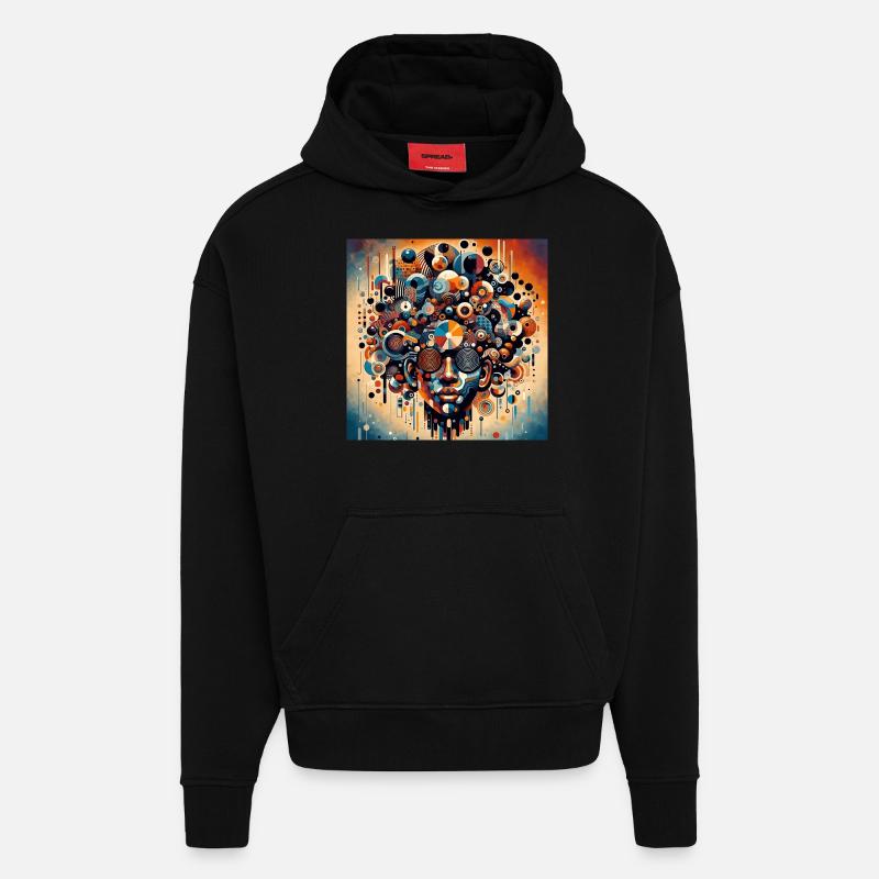 Afro Kulturelle Essenz - Hoodie- made by SPREAD  - SOLID BLACK