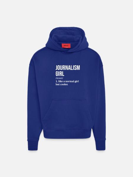 Journalist Journalist Journalist - Hoodie- made by SPREAD  - SOLID BLACK