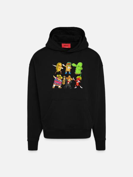 Cinco de Mayo Dab Shirt - Hoodie- made by SPREAD  - SOLID BLACK