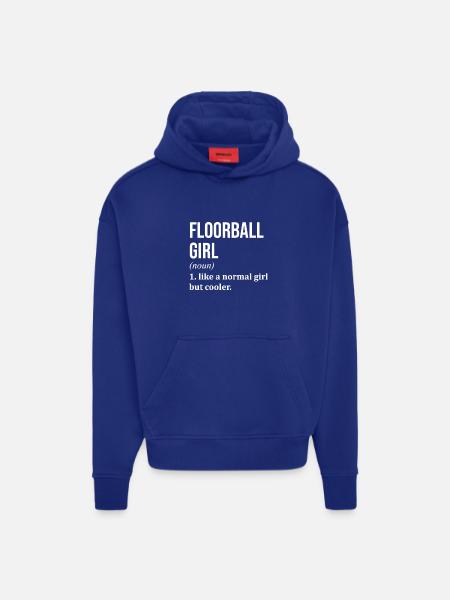 Floorball Floorball Floorball - Hoodie- made by SPREAD  - SOLID BLACK