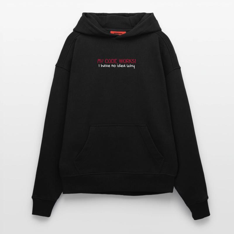My code works programmer computer scientist Hoodie- made by SPREAD 