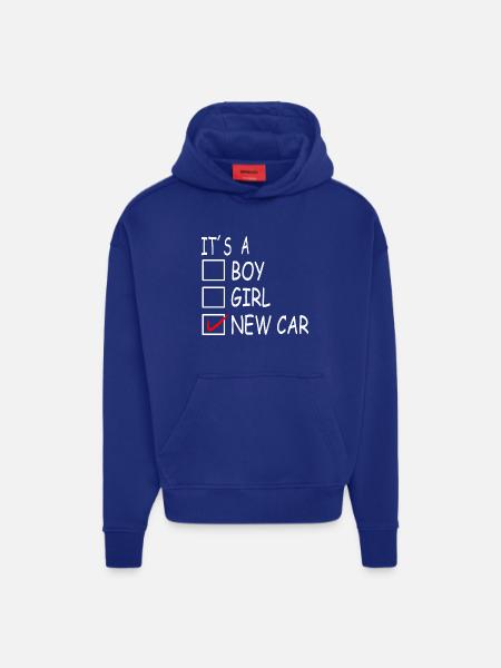 New car - Hoodie- made by SPREAD  - SOLID BLACK