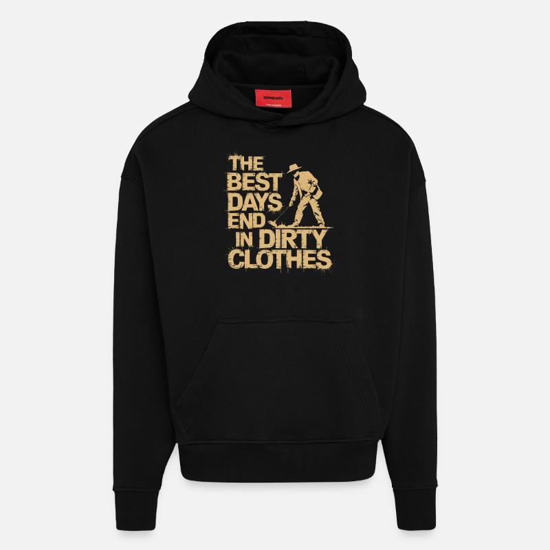 Dein Schatz wartet - Hoodie- made by SPREAD  - SOLID BLACK