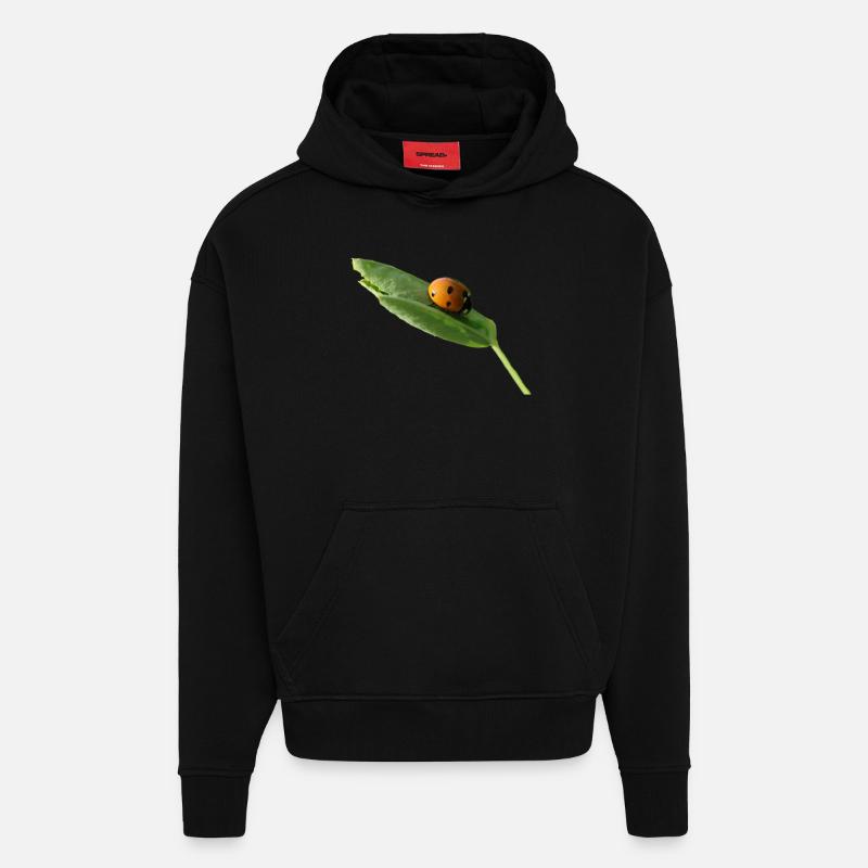 Glückskäferchen Marienkäfer ohne text - Hoodie- made by SPREAD  - SOLID BLACK
