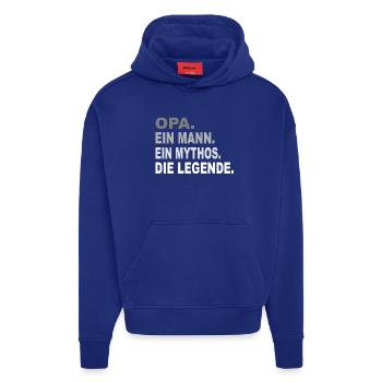 Opa - Ein Mann - Ein Mythos - Eine Legende - Hoodie- made by SPREAD  - Iconic Blue - Vorne