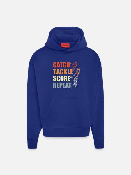 Lacrosse Lovers - Hoodie- made by SPREAD - SOLID BLACK