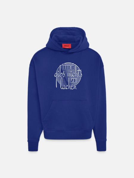 Hier gib`s nichts zu lachen - Hoodie- made by SPREAD - SOLID BLACK