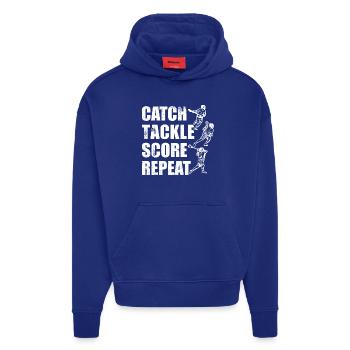 Lacrosse Spiel - Hoodie- made by SPREAD  - Iconic Blue - Vorne