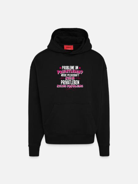 Pflegekraft - Hoodie- made by SPREAD  - SOLID BLACK