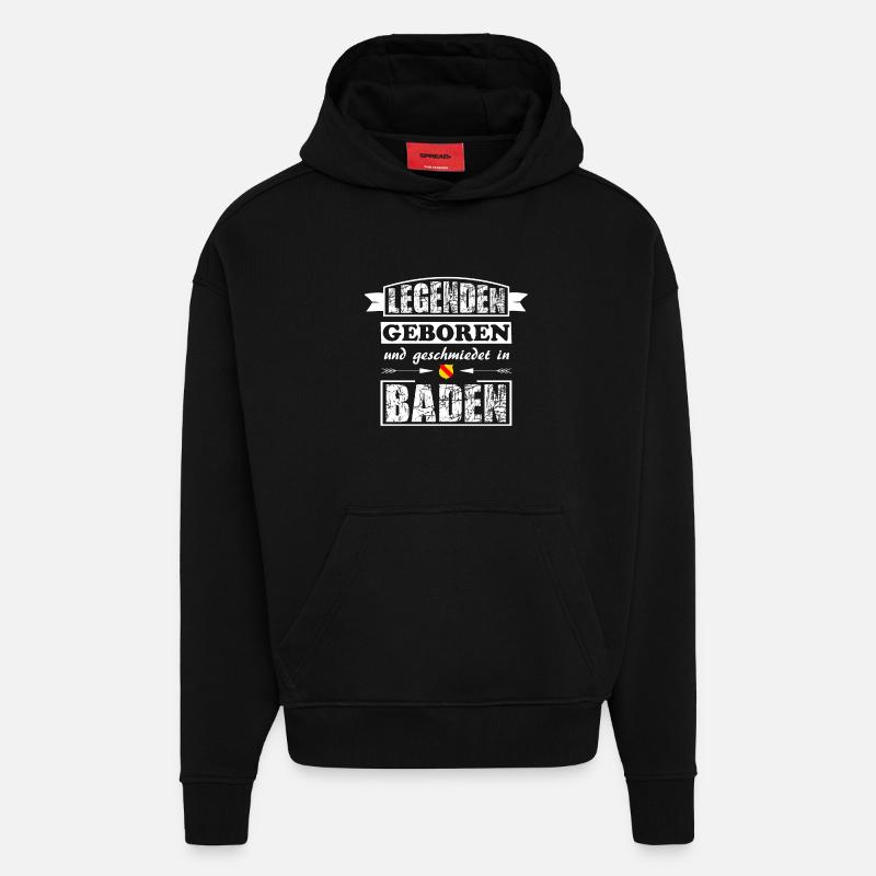 Badner Legenden - Hoodie- made by SPREAD - SOLID BLACK