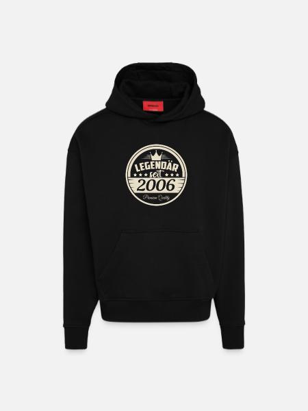 Legendär seit 2006 - Hoodie- made by SPREAD - SOLID BLACK