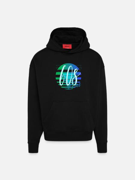 60s Dad – Retro Dad Design - Hoodie- made by SPREAD - SOLID BLACK