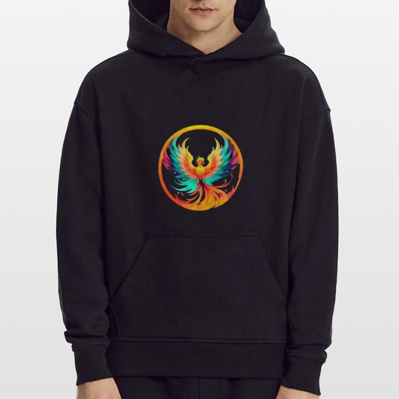 Phoenix Phönix Sweat à capuche bio épais oversize fabriqué en UE
