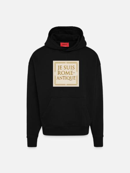 I Am Ancient Rome - Hoodie- made by SPREAD  - SOLID BLACK