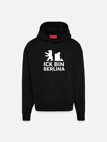I'm Berlina - Hoodie- made by SPREAD - SOLID BLACK