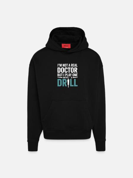 Dental Professional Life Clinical Practice - Hoodie- made by SPREAD - SOLID BLACK
