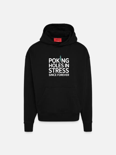 Licensed TCM Practitioner Expert Calming - Hoodie- made by SPREAD - SOLID BLACK