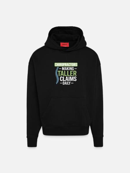 Licensed DC Clinical Posture Alignment Expert - Hoodie- made by SPREAD - SOLID BLACK