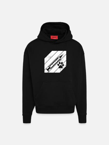 Vet Syringe - Hoodie- made by SPREAD - SOLID BLACK
