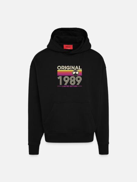 Original 1989 Limited Edition - Hoodie- made by SPREAD - SOLID BLACK