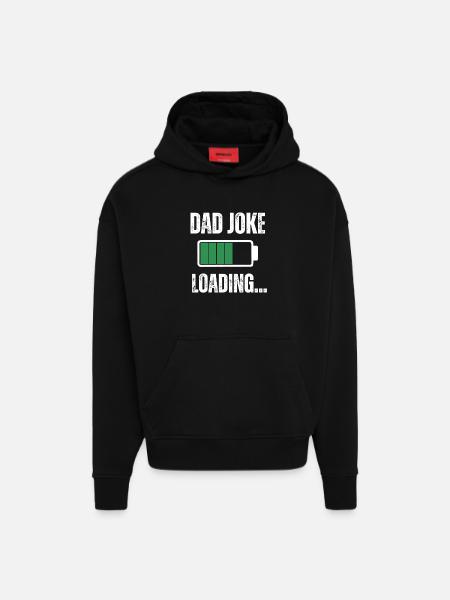 Papa-Witz - Hoodie- made by SPREAD - SOLID BLACK