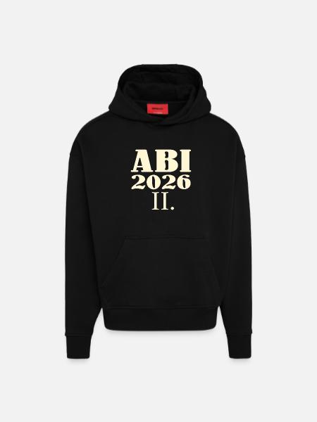 Re-examinations Abitur 2026 - Hoodie- made by SPREAD - SOLID BLACK