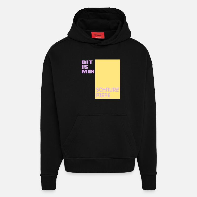 Berlinerisch Egal Berlin - Hoodie- made by SPREAD  - SOLID BLACK