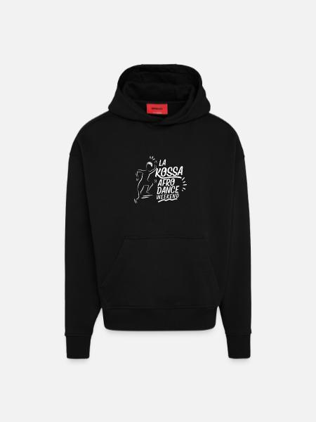 La Kossa Afro Dance Weekend - Hoodie- made by SPREAD - SOLID BLACK