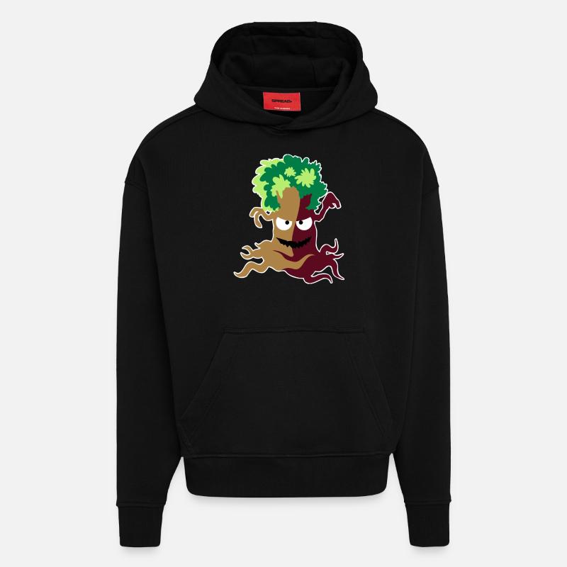 Erd-Elementar - Hoodie- made by SPREAD  - SOLID BLACK