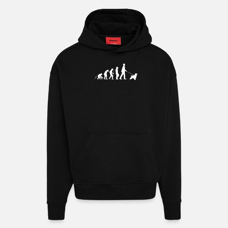 Cocker Spaniel Gift Shirt - Hoodie- made by SPREAD  - SOLID BLACK