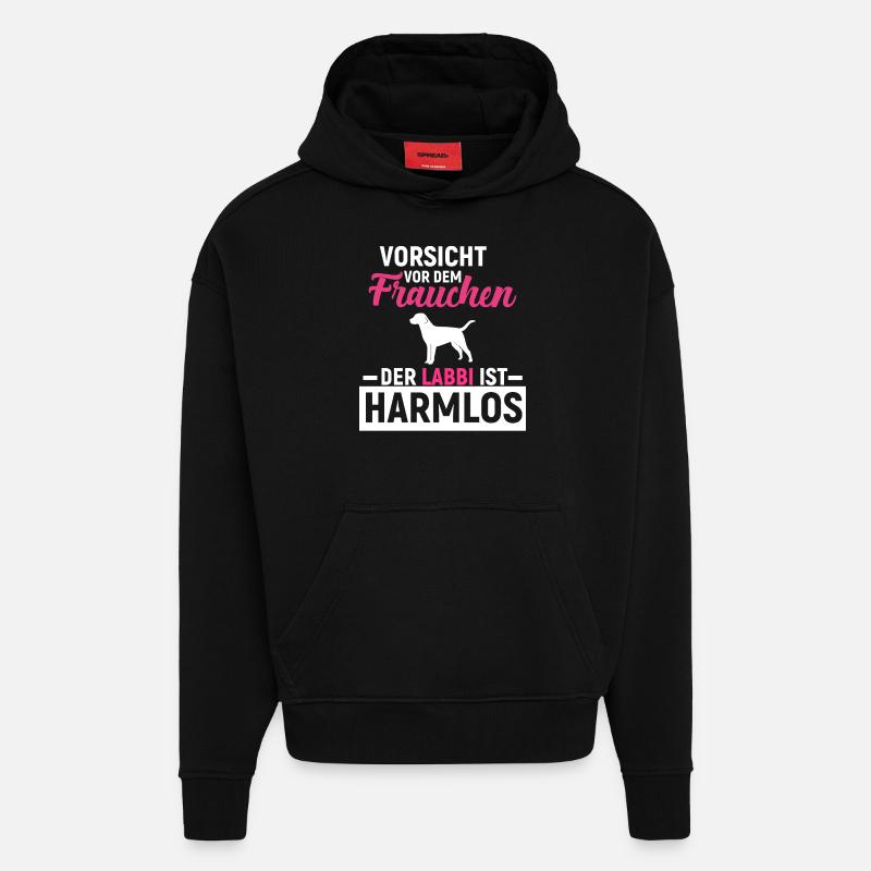 Labrador Retriever - Hoodie- made by SPREAD - SOLID BLACK